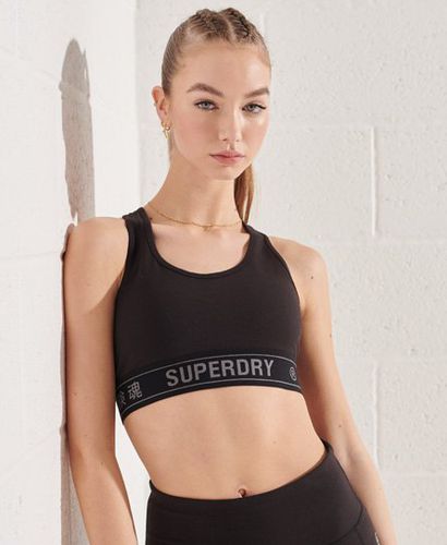 Women's Active Lifestyle Crop Top Black - Size: 14 - Superdry - Modalova