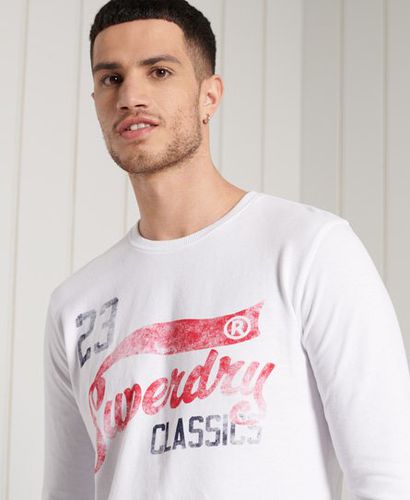 Camiseta gráfica de manga larga Collegiate - Superdry - Modalova