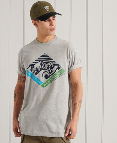 Camiseta de corte holgado con estampado gráfico Mountain - Superdry - Modalova