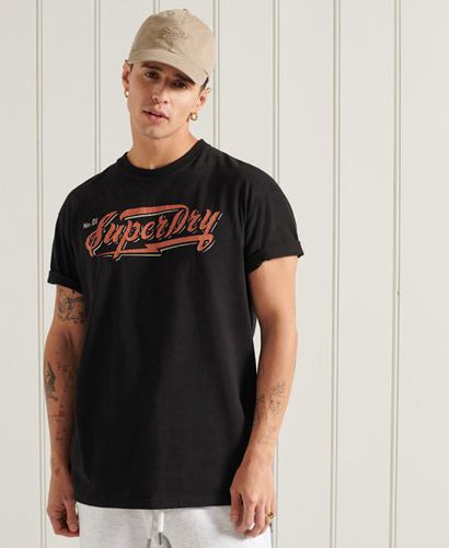 Camiseta de corte cuadrado con estampado gráfico de estilo boho - Superdry - Modalova