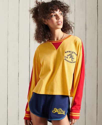 Camiseta gráfica de manga larga Collegiate - Superdry - Modalova