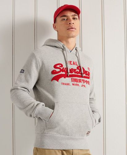 Sudadera con capucha y Vintage Logo de chenilla - Superdry - Modalova