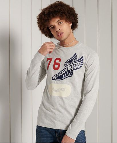 Camiseta sobreteñida de manga larga Collegiate - Superdry - Modalova