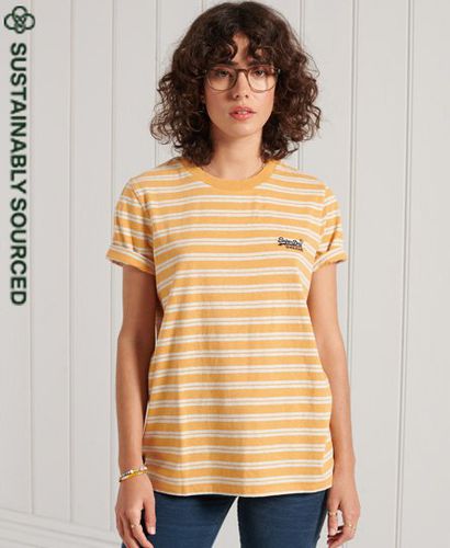 Camiseta de algodón orgánico con diseño a rayas - Superdry - Modalova