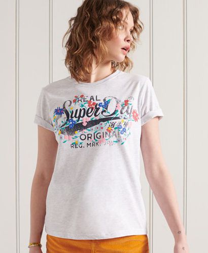 Camiseta con estampado floral Real Originals - Superdry - Modalova