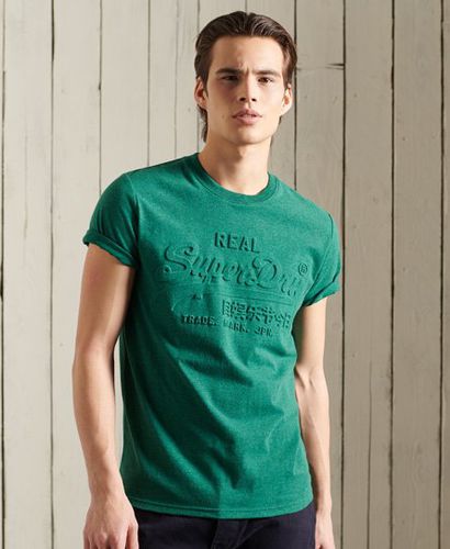 Camiseta ligera con logo en relieve Vintage - Superdry - Modalova