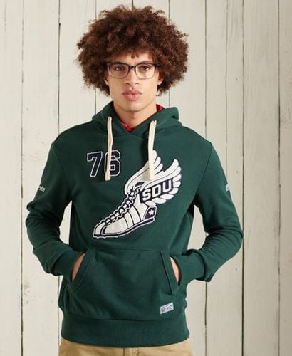 Sudadera de rizo de algodón con capucha Collegiate State - Superdry - Modalova