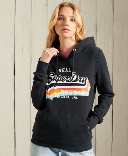 Sudadera sin cierre con capucha y logo Vintage - Superdry - Modalova