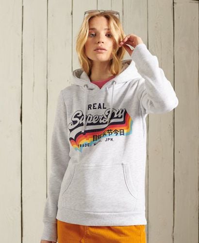 Sudadera sin cierre con capucha y logo Vintage - Superdry - Modalova