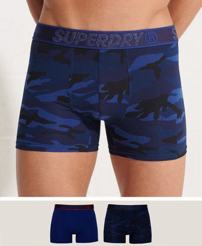 Pack de 2 calzoncillos bóxer de algodón orgánico - Superdry - Modalova