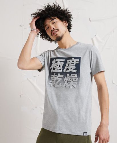 Halftone Kanji T-Shirt mit Prägung - Superdry - Modalova