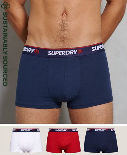 Klassische Boxershorts aus Bio-Baumwolle im 3er-Pack - Superdry - Modalova