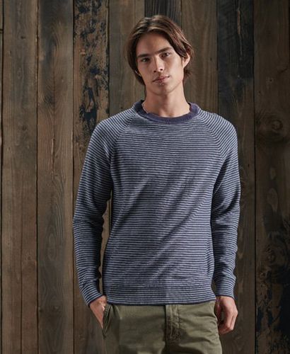 Jersey de algodón a rayas con cuello redondo de la colección Ora - Superdry - Modalova