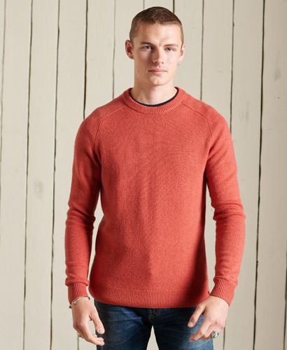 Men's Harlo Crew Jumper Orange / Warm Orange - Size: Xxl - Superdry - Modalova