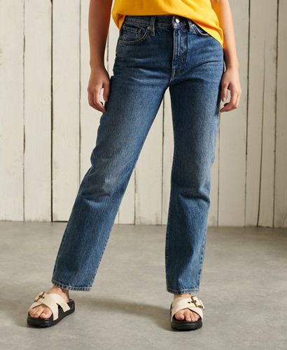 Damen Gerade Jeans mit Hohem Bund - Größe: 28/32 - Superdry - Modalova