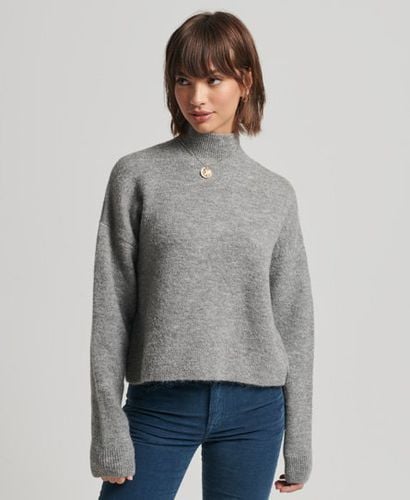 Women's Vintage Essential Pullover mit Angedeutetem Ausschnitt - Größe: 40 - Superdry - Modalova