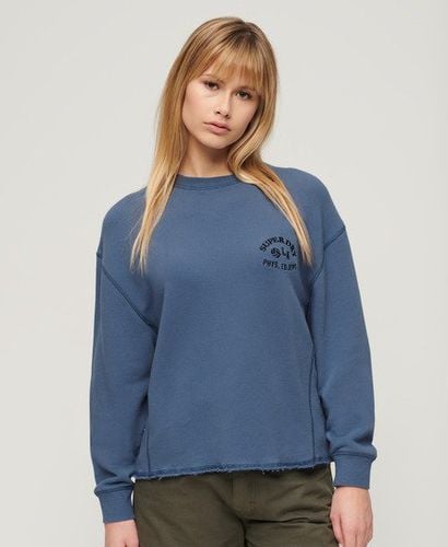 Women's Athletic Essentials Sweatshirt Blue / Wedgewood Blue - Size: 6 - Superdry - Modalova