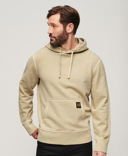 Men's Contrast Stitch Relaxed Hoodie / Washed Pelican - Size: XL - Superdry - Modalova