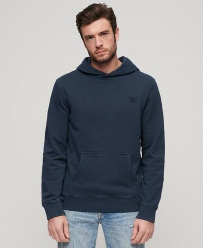 Men's Vintage Washed Hoodie Navy / Eclipse Navy - Size: M - Superdry - Modalova