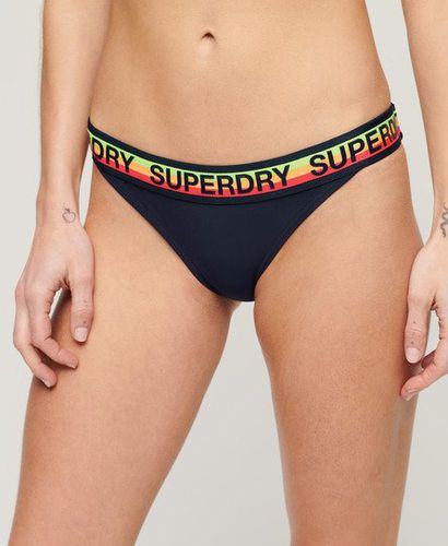 Damen Klassisches Bikinihöschen mit Logo - Größe: 36 - Superdry - Modalova