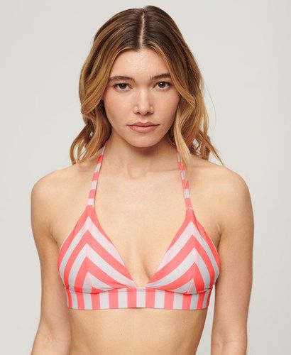 Damen Gestreiftes Triangel-Bikinioberteil - Größe: 38 - Superdry - Modalova