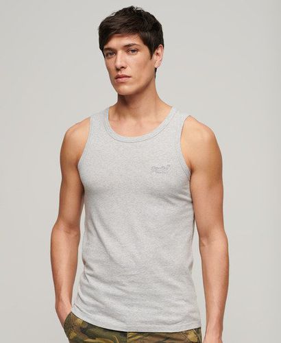 Men's Essential Logo Vest Top / Marl - Size: M - Superdry - Modalova
