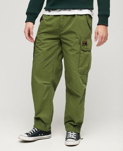 Men's Baggy Parachute Pants Green / Forest Olive - Size: 36/32 - Superdry - Modalova
