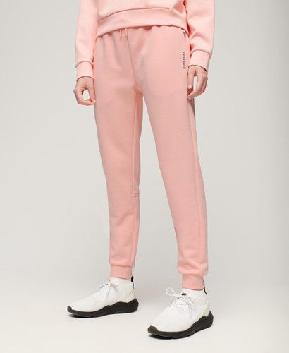 Women's Sports Tech Slim Joggers Pink / Peach Pearl Pink - Size: 12 - Superdry - Modalova