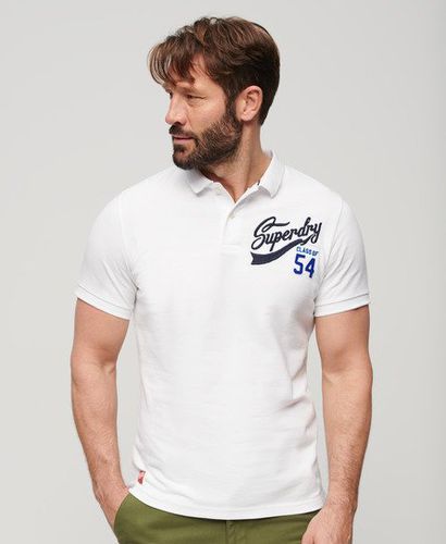 Men's Superstate Polo Shirt White / Optic 1 - Size: S - Superdry - Modalova