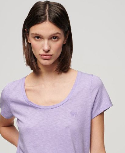 Women's Studios Scoop Neck T-Shirt / Light Lavender - Size: 6 - Superdry - Modalova