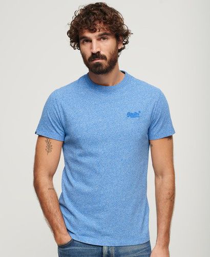 Men's Organic Cotton Essential Logo T-Shirt / Fresh Grit - Size: L - Superdry - Modalova
