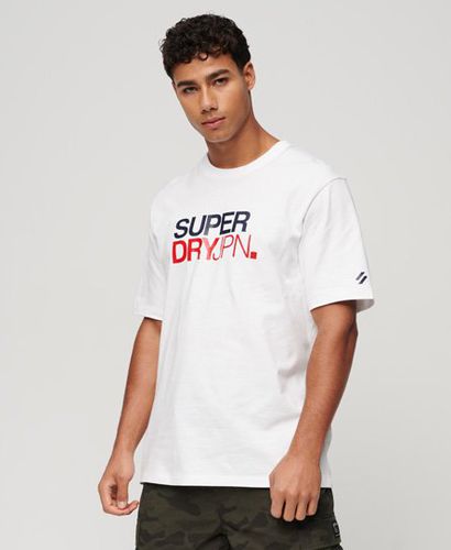 Herren Locker Geschnittenes Sportswear T-Shirt mit Logo - Größe: S - Superdry - Modalova