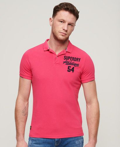 Men's Superstate Polo Shirt / Raspberry - Size: M - Superdry - Modalova
