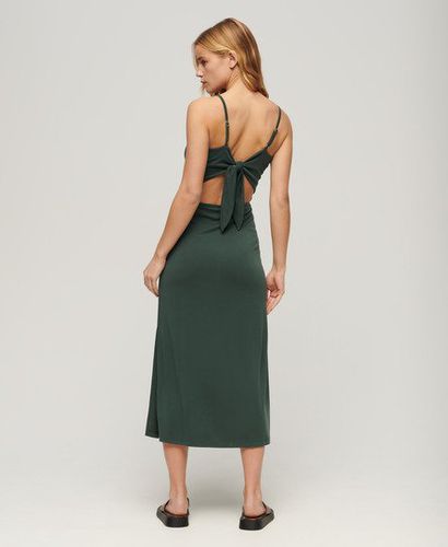 Damen Jersey-Kleid mit Rückenausschnitt - Größe: 44 - Superdry - Modalova