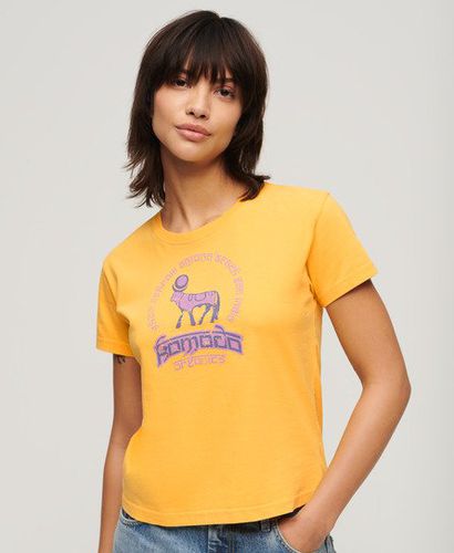 Damen x Komodo Ashram T-Shirt - Größe: 36 - Superdry - Modalova