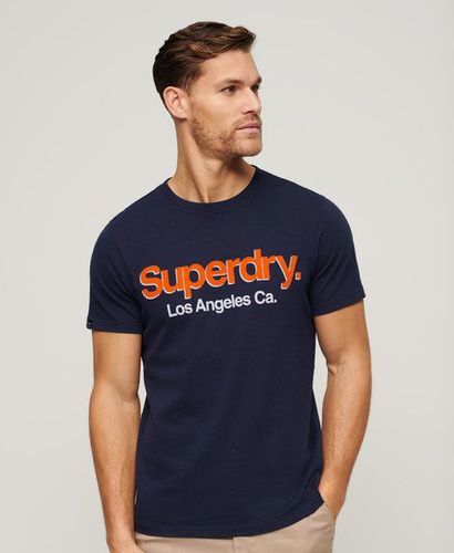 Herren Klassisches T-Shirt mit Core-Logo und Waschung - Größe: M - Superdry - Modalova