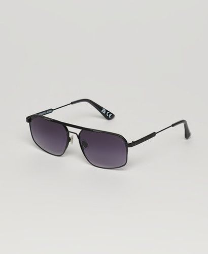 Men's Classic Brand Print SDR Coleman Sunglasses, Black - Superdry - Modalova