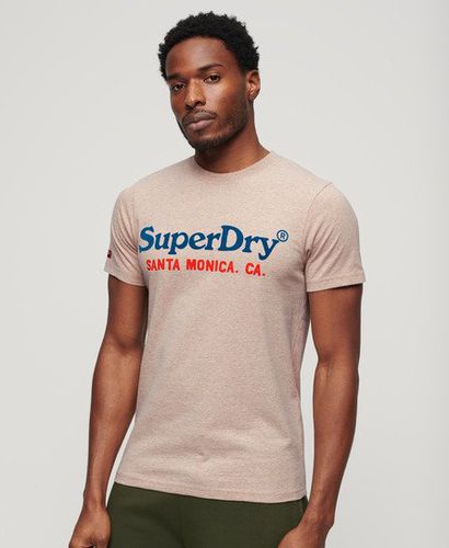 Men's Venue Duo Logo T-Shirt / Lavin Marl - Size: L - Superdry - Modalova