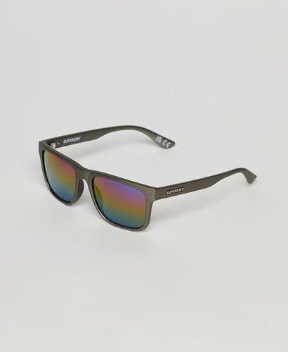 Men's Sdr Rectangular Roamer Sunglasses Beige / Matte Coffee Beige / Smoke Mirror - Size: 1SIZE - Superdry - Modalova