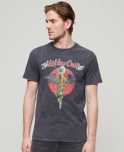 Men's Mötley Crüe x Limited Edition T-Shirt - Größe: M - Superdry - Modalova