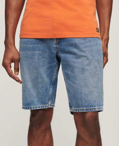 Men's Vintage Straight Shorts Blue / Angeles Vintage Mid Blue - Size: 28 - Superdry - Modalova