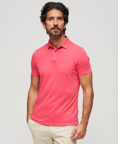 Men's Jersey Polo Shirt / Teaberry - Size: XL - Superdry - Modalova
