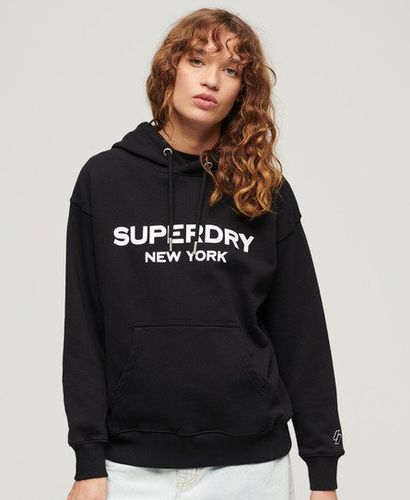 Damen Locker Geschnittenes Sport Luxe Hoodie - Größe: 40 - Superdry - Modalova