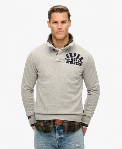 Herren Vintage Athletic Henley Sweatshirt - Größe: XL - Superdry - Modalova