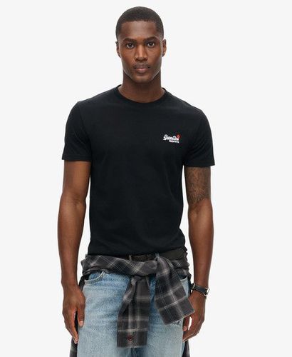 Herren Essential T-Shirt mit Stickerei - Größe: L - Superdry - Modalova