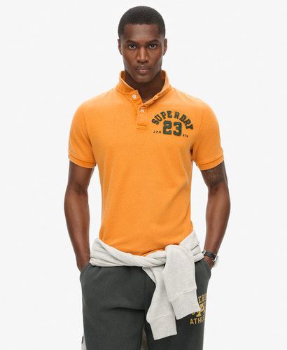 Herren Vintage Athletic Polohemd mit Logo-Druck, Größe: M - Superdry - Modalova