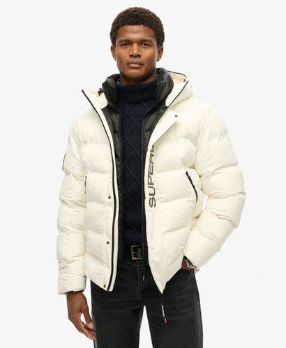 Herren City Steppjacke mit Kapuze und Grafik - Größe: Xxl - Superdry - Modalova