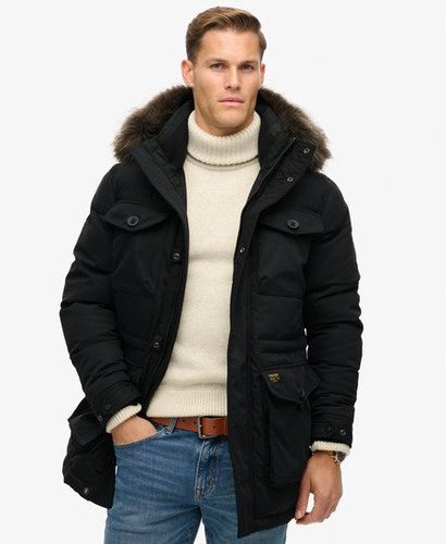 Men's Chinook Parka mit Kunstfellbesatz - Größe: S - Superdry - Modalova