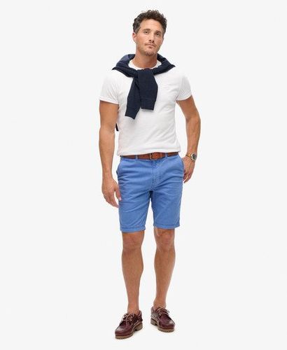 Men's Vintage International Shorts Blue / Azure Blue - Size: 30 - Superdry - Modalova