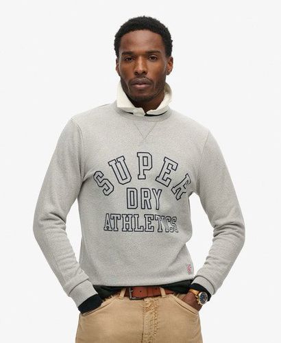 Men's Athletic Printed Sweatshirt Grey / Athletic Grey Marl - Size: L - Superdry - Modalova